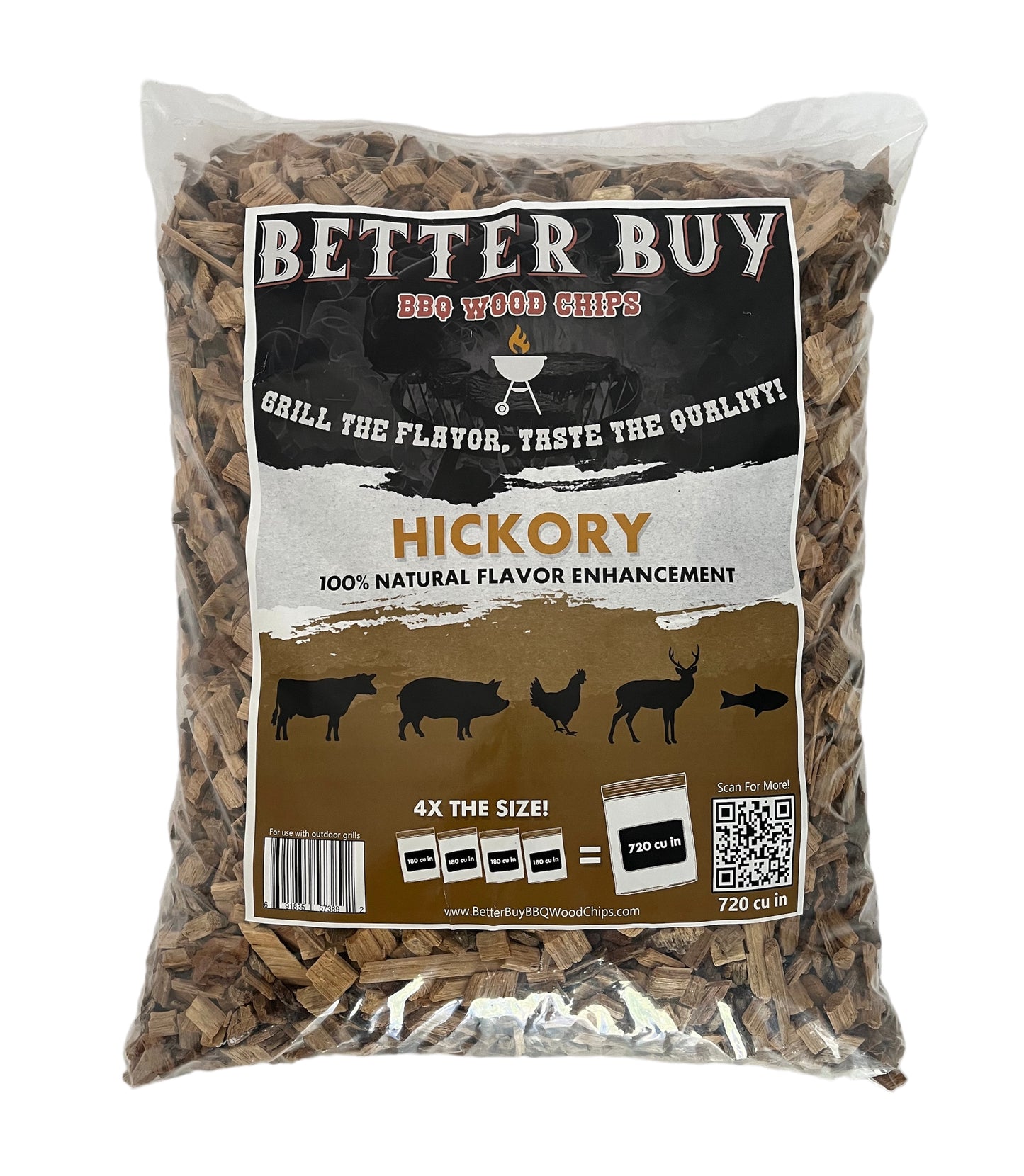 14 lbs Hickory Flavored Wood Chips